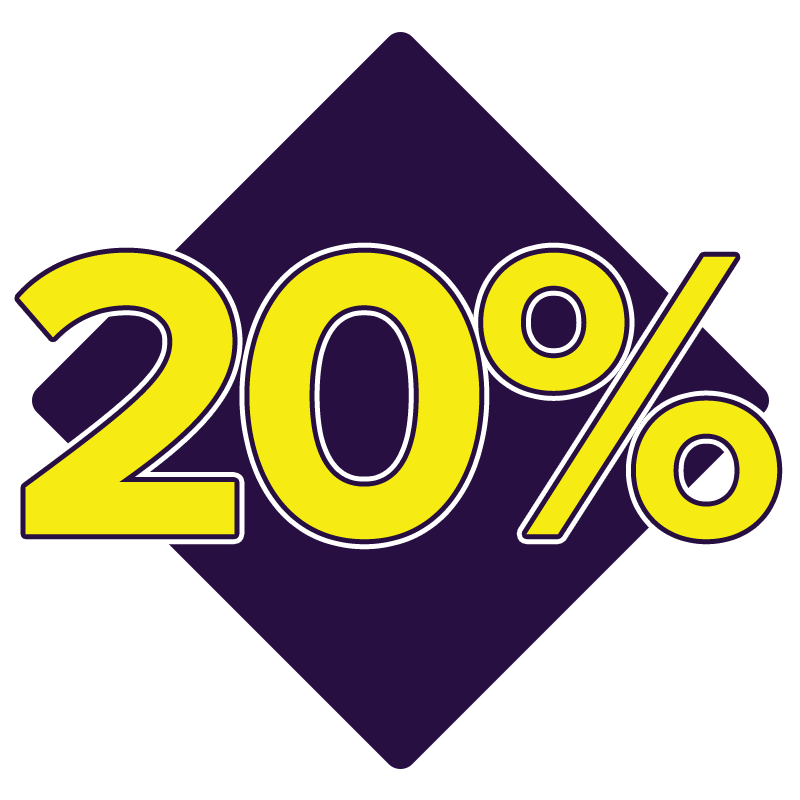 20% discount