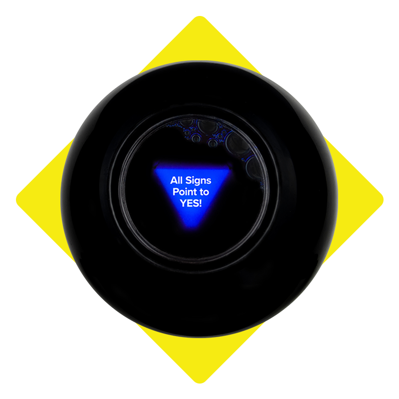 Shakeup B2B branded magic 8 ball